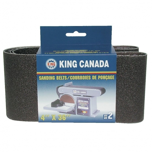 SB-436-K-100 2 PC. 4" X 36" -100 GRIT WOOD SANDING BELTS KIT