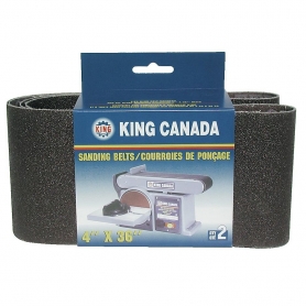 SB-436-K-120 2 PC. 4" X 36" -120 GRIT WOOD SANDING BELTS KIT