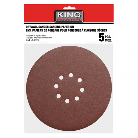 SD-878-K-180 5 PC. 8-7/8" -180 GRIT SANDING PAPER KIT