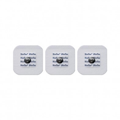 EM-1326-7665 Kendall  7665 Bio Tac Electrode  1 7/8" x 1 7/8" 60/Box