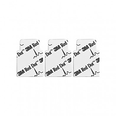 EM-1400-2350 3M Red Dot Resting Tab Electrodes 100/pack