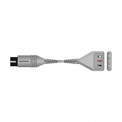 EM-2030-0001 3 Lead Defibrillator Cable