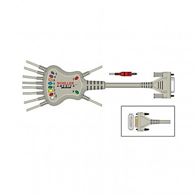 EM-2263-0003 Schiller 10-Lead Patient Cable - AT-10 Plus, Resting