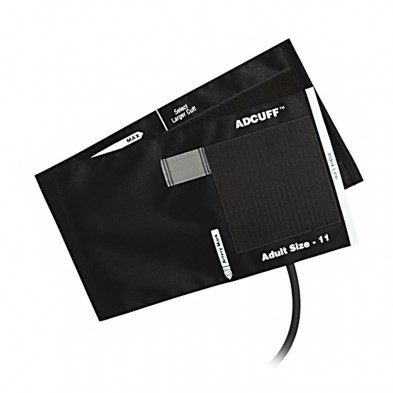EM-3005-0850 Adcuff & Bladder, 1-Tube, Standard Adult, Black,  LF