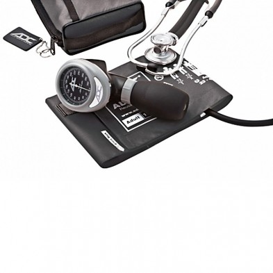 EM-3088-641K Pro's Combo Adult BP & Steth. Kit Black