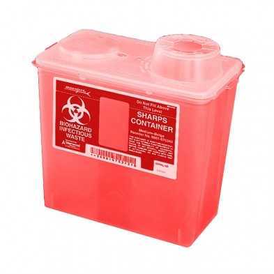 EM-3251-0001 Sharps Container Medium 8 quart