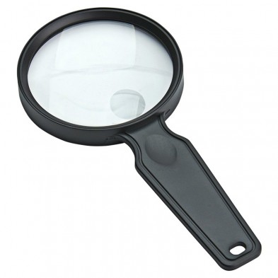 EM-6000-DS36 Magnifier, 2X 3.5" Hand Held 4.5x High Power Ppot Lens