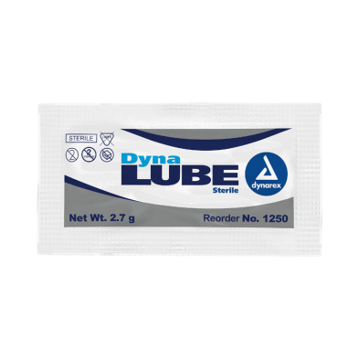 EM-6202-1250 DynaLube Sterile Lubricating Jelly, 2.7 gr. Packet 144/box