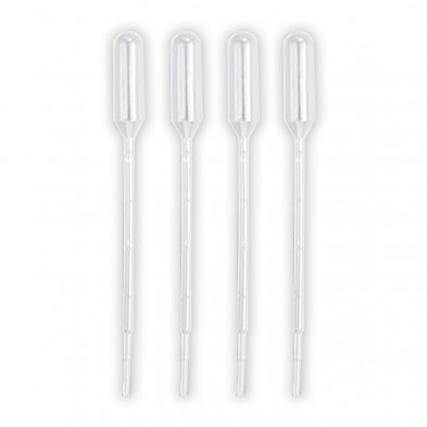 EM-6211-1412 Transfer Pipet, 6in Graduated to 1ml, Large Bulb, 500/box