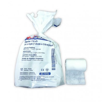 EM-6322-1419 Webril Cast Padding 3" x 4 yard 12 rolls/bag