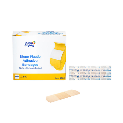 EM-6323-0001 Bandaid Sheer Strips, 1" x 3"