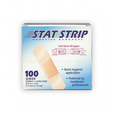 EM-6323-0003 Stat Strips 3/4"x 3" 100/box