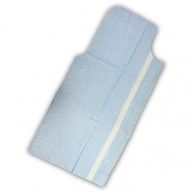 EM-6489-0001 Blue Exam Gown T/P/T 50/case