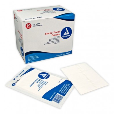 EM-6495-0001 Drapes, Sterile Fenestrated 18"x 26" 50/box