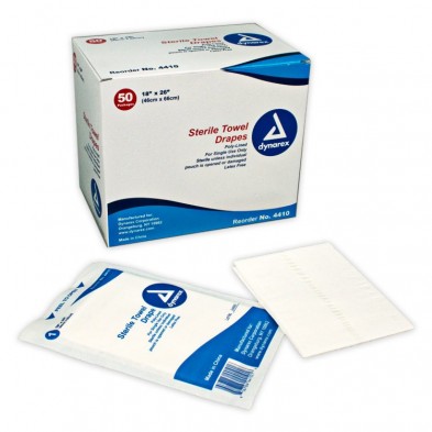 EM-6495-0002 Drape 18"x 26", Sterile, 50/box