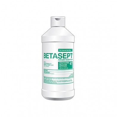 EM-6607-0016 Betasept Scrub Chlorhexidine 4%, 16oz.