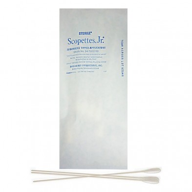 EM-6620-2250 Jumbo Swab 8" Rayon, Plastic Shaft Sterile 6/pack