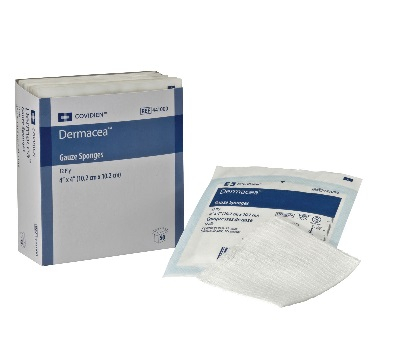 EM-6624-0008 2"x 2" Sterile Gauze, 8 ply, 2/pk, 50 pk/box