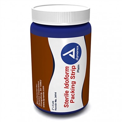 EM-6624-7064 2"x 5 yard Iodoform Packing Strip