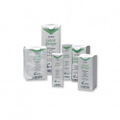 EM-6625-4032 3"x 3" NS Gauze Sponge 12ply 200/sleeve