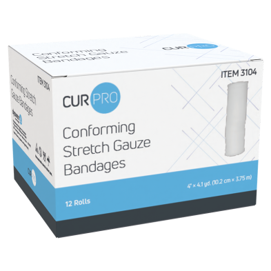 EM-6631-0004 Conform Stretch Gauze Bandage 4"x 4.1yds, NS, 12/box