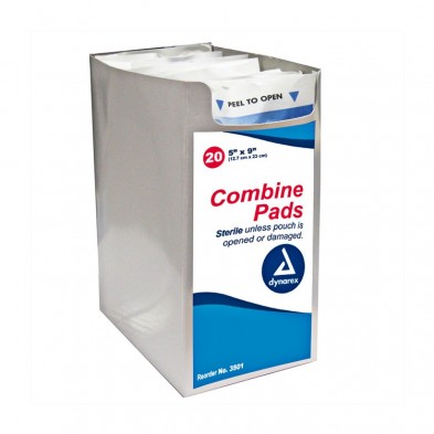 EM-6638-3501 Abdominal Pads 5"x 9" 20/box