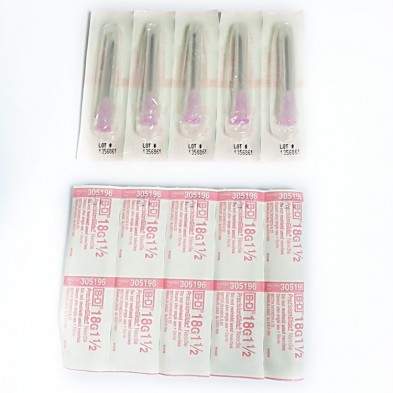 EM-6803-5196 18Gx 1 1/2" Needle 100/box
