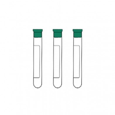 EM-6832-7874 BD Tube Green 10ml. Sod. Hep. plus 100/pack