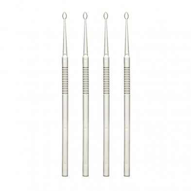EM-6871-9321 Miltex Ear Curettes, Loop Tip, Disposable - 50/box