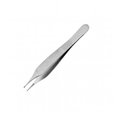 EM-687V-6120 Vantage Adson Dressing Forceps 4.75",1 x 2 Teeth, Delicate