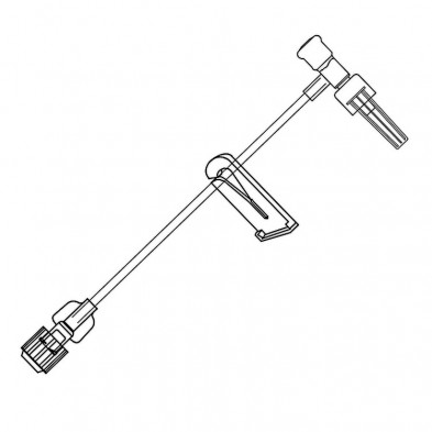 EM-6899-0034 ICU Extension Set 60" smallbore w/bravo, t-conn. 50/case