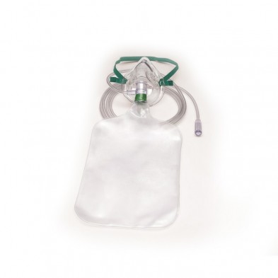 EM-8841-1130 Salter Mask, Ped. High Conc. Non-Rebr. 7' Tube & Vent 50/cs