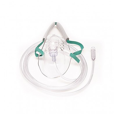 EM-8841-8100 Mask, adult, aerosol, elastic strap style, w/out tubing - 50