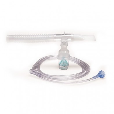 EM-8842-890T Nebulizer, anti-drool "T", mouthpiece, 6" reservoir tube, 7'