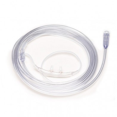 EM-884E-1614 Cannula, adult, oxygen w/3-channel tube 14' with E-Z Wraps -