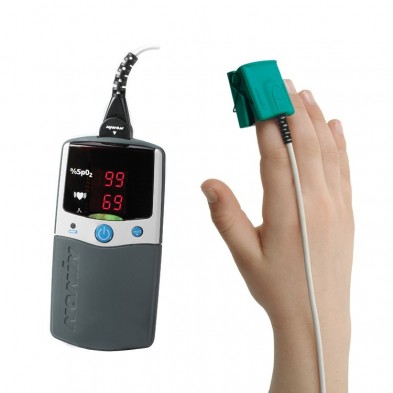 EM-9510-2505 PalmSat Digital Handheld Pulse Oximeter,8000AP-3 Ped. Probe