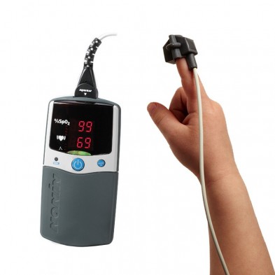 EM-9510-2512 PalmSat Digital Handheld Pulse Oximeter,8000SS Soft Probe