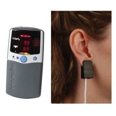 EM-951A-2506 PalmSat 2500 Digital Pulse Ox. w/Alarms & 8000Q2 Ear Probe