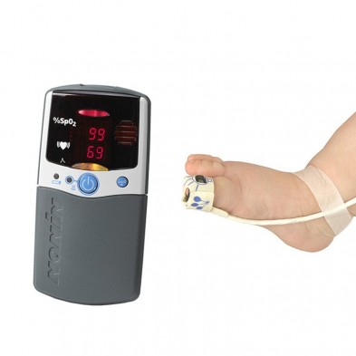 EM-951A-2511 PalmSat 2500 Digital Pulse Ox. w/Alarms & 8008J Infant Probe