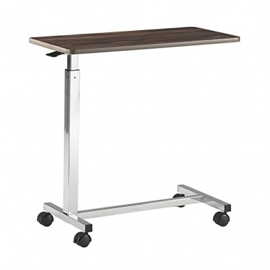 EM-9613-170H Economy Over the Bed Table, Walnut "H" Frame