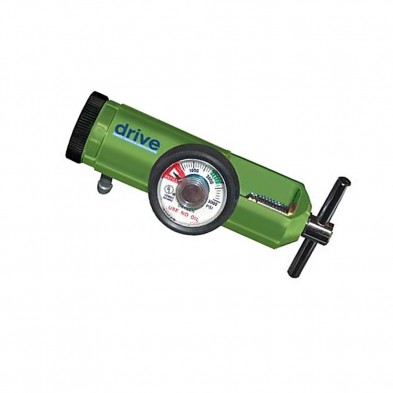 EM-9615-02GM Oxygen 870 Mini Regulator, Barb Outlet, Adult, Green