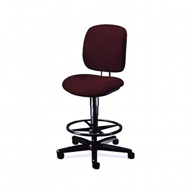 EM-961B-5905 Comfort Task Stool, Burgandy