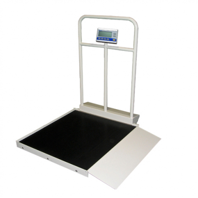 EM-961M-X450 Befour MX450 Wheelchair Scale Tilt and Roll Single Ramp