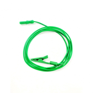 NM-2094-8GTP Alligator Clip, Green 48" Din