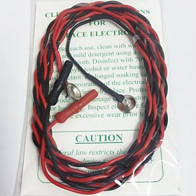 NM-2094-8SAF Paired Disc Electrode, 48" Red & Black