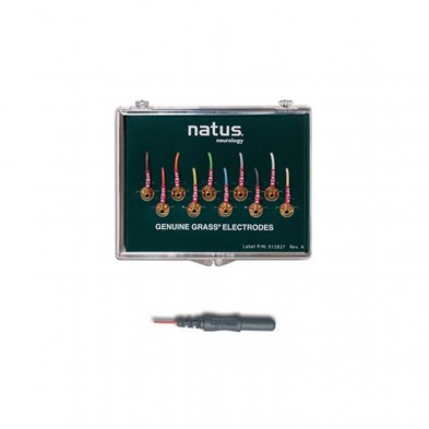 NR-3020-0048 EEG Electrodes, Gold 48" Grass 10/set grey