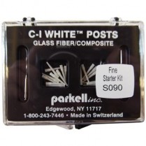 White C-I Medium Glass Fiber Post Starter Kit