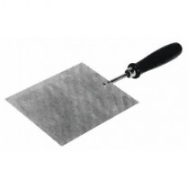Hot Plate, Regular, 4.5" x 5" Aluminum w/ Green Line Handle
