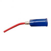 Dark Blue 22g x 1/2 Prebent Red Dropper tips (55)