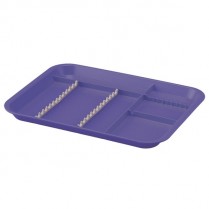 B-Lok Divided Set Up Tray W/Insti-Grip Neon Purple